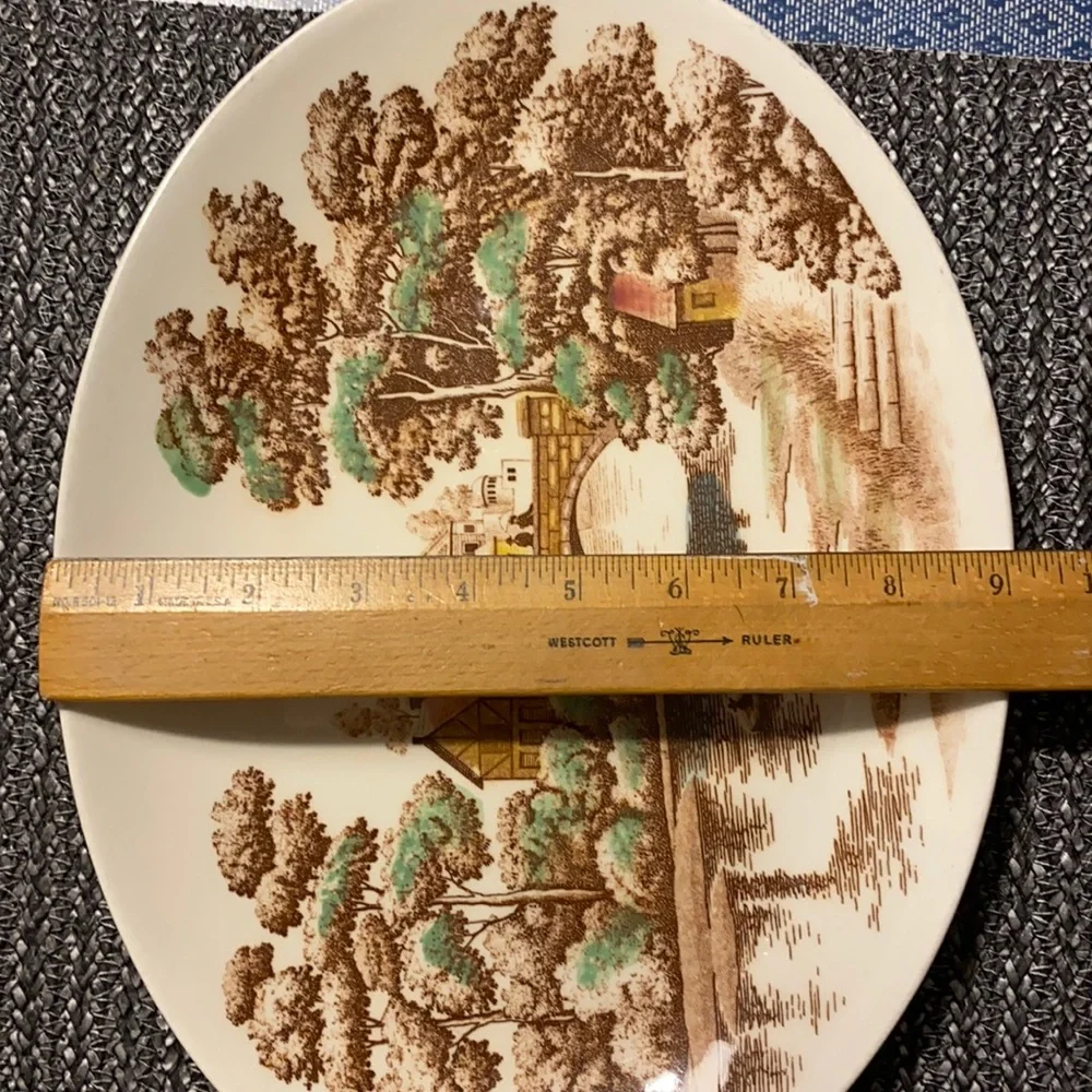 Nasco Holiday Large Serving Plate